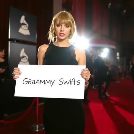 taylor swift holding sign