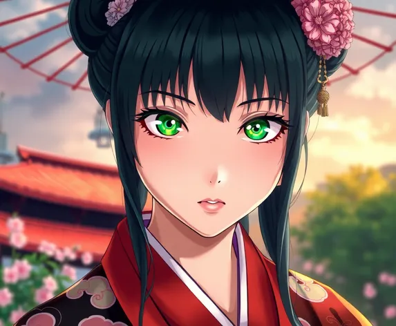 japanese green eyes