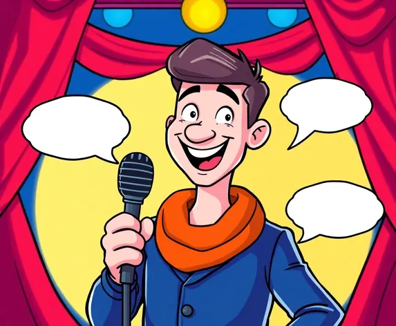 speaker man speaking clipart