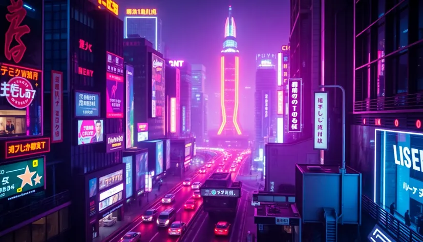 city lights aesthetic