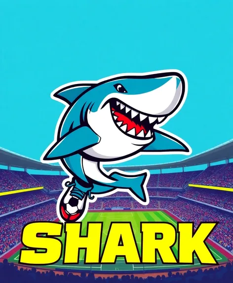 soccer shark logo