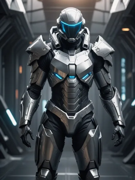 futuristic armor
