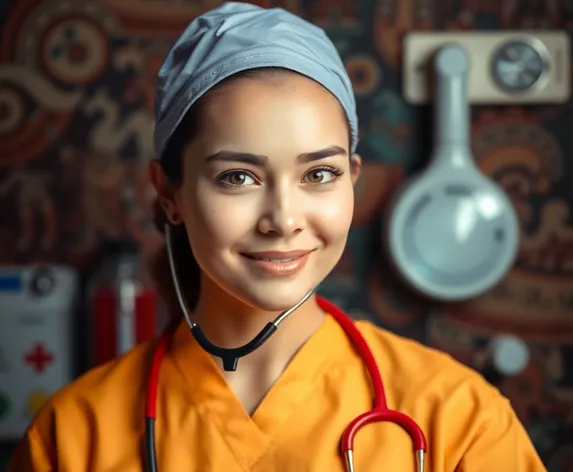 nurse with stethoscope