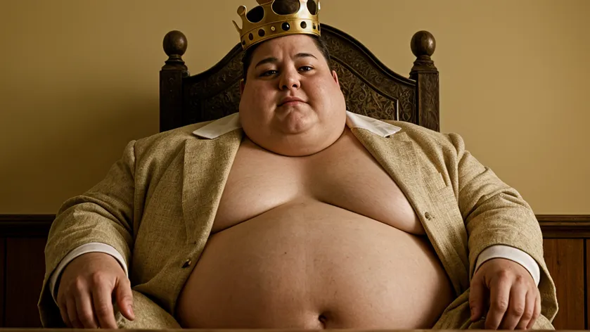 obese king