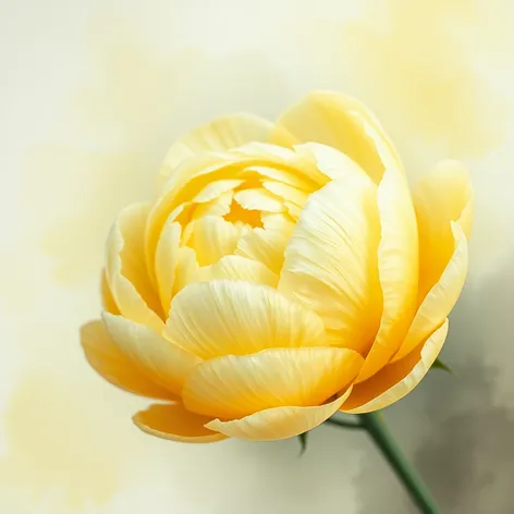 yellow peony