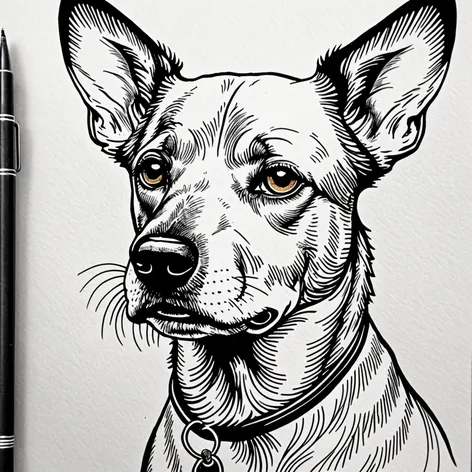 Create a dog portrait