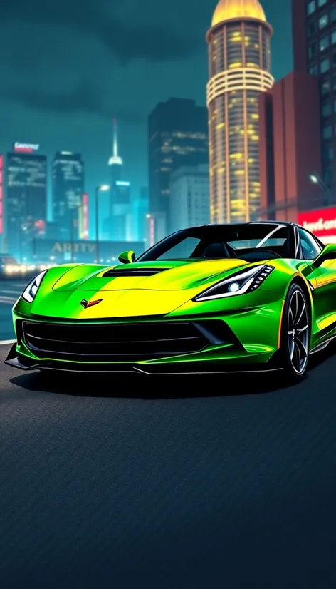 green corvette