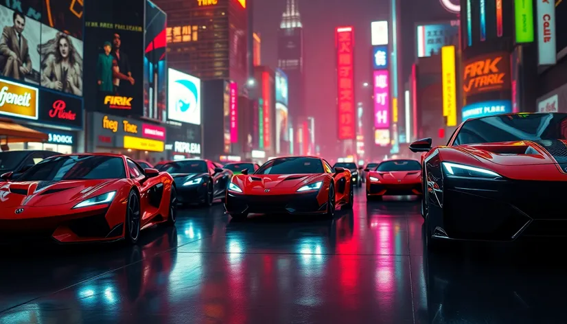 4k hdr futuristic cars