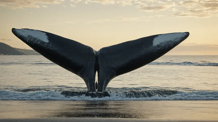 Beached whale tail