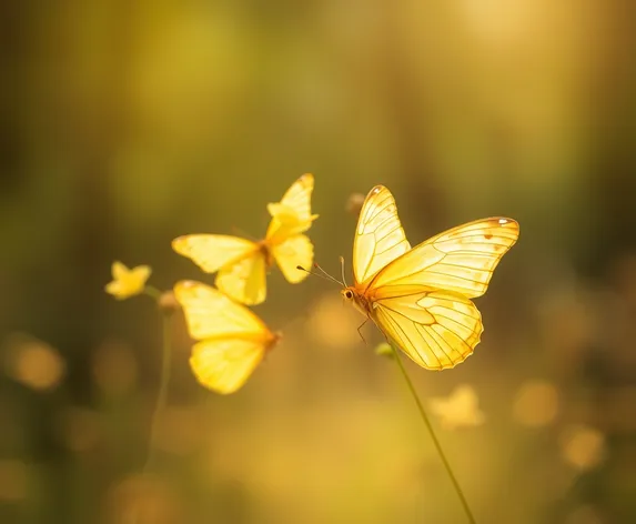 yellow butterflies