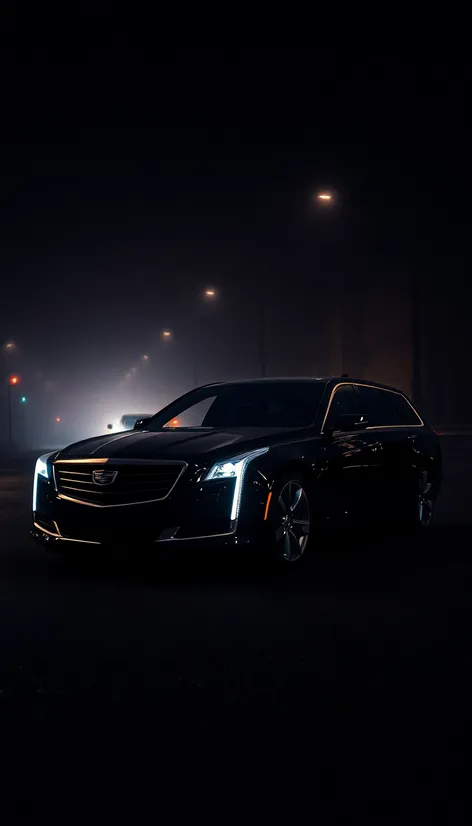 black cadillac hearse