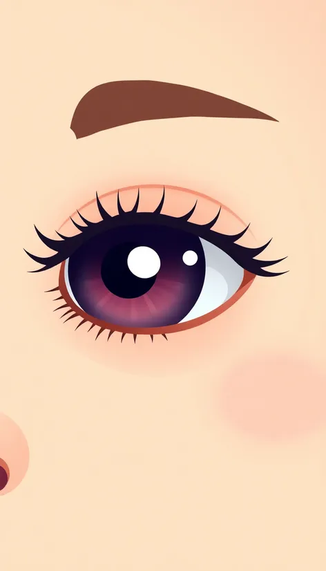 illustration baby eye vector