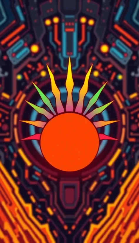 the sun logo cool