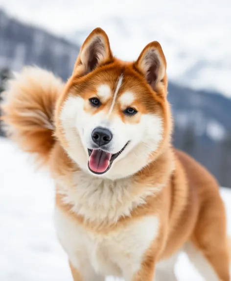 shiba inu and husky