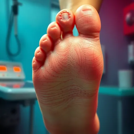 holes in foot