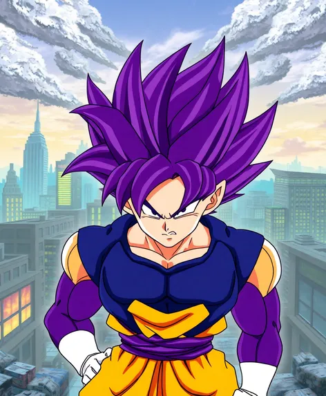 purple hair vegeta