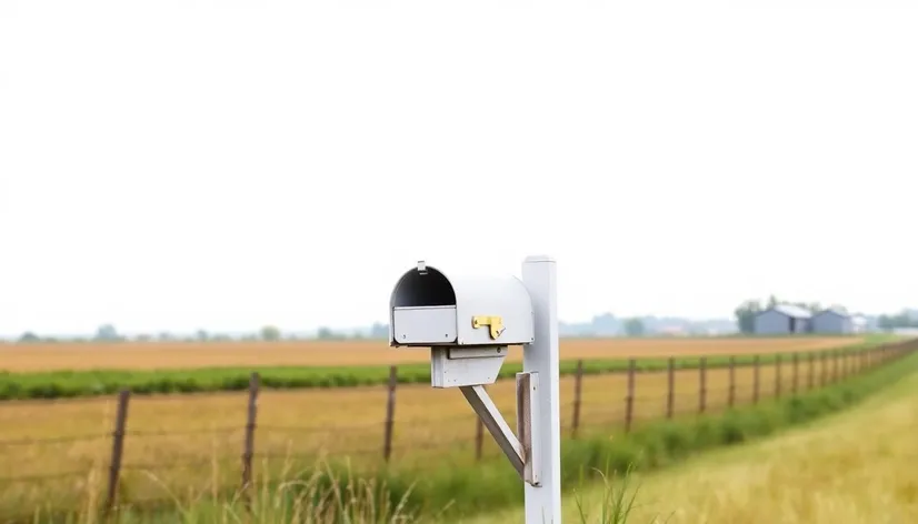 white mailbox