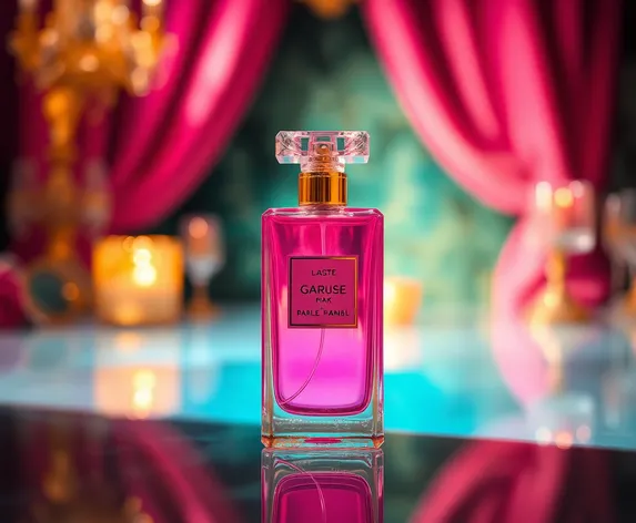 perfume in pink bottle