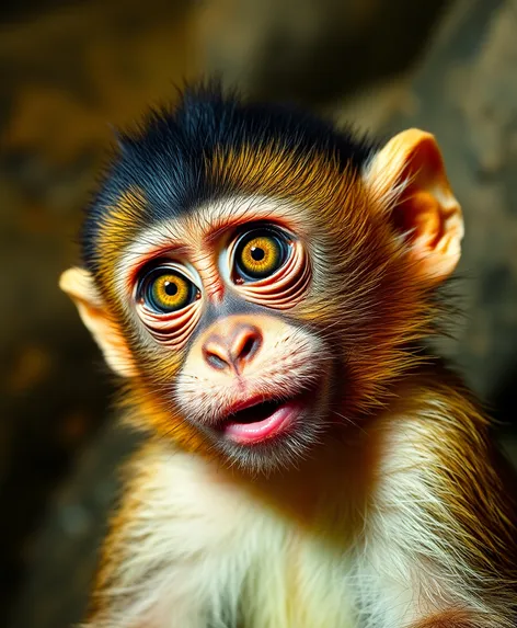 monkey side eye