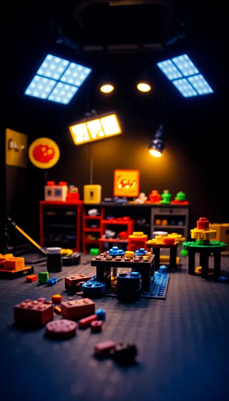 lego studio lighting render