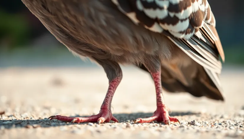 feet of pigeon