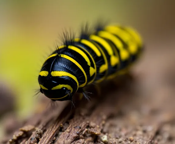 black with yellow striped