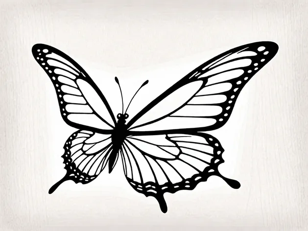 side butterfly tattoo