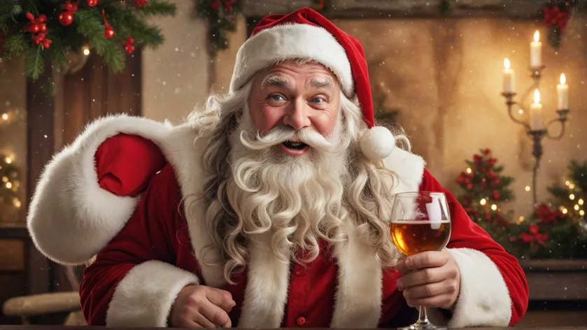 drunk santa