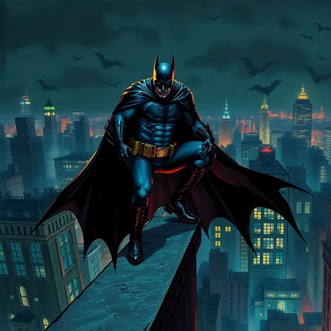 batman on a ledge