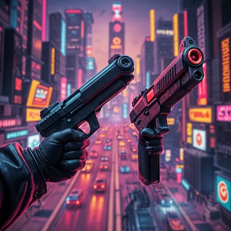 futuristic guns