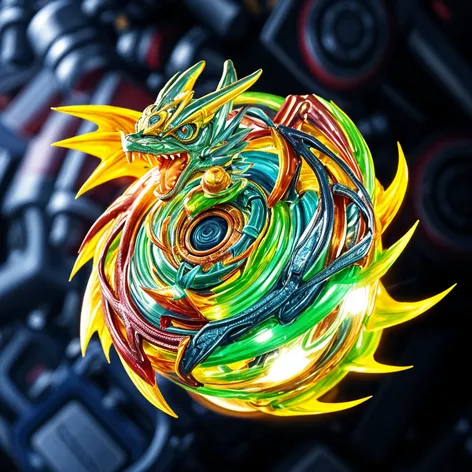 A metal dragon Beyblade