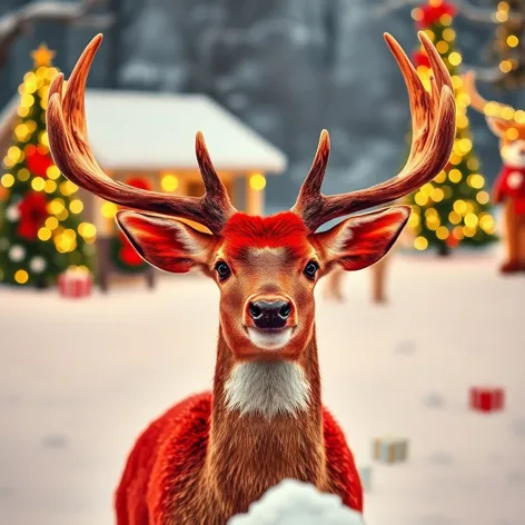 christmas deer