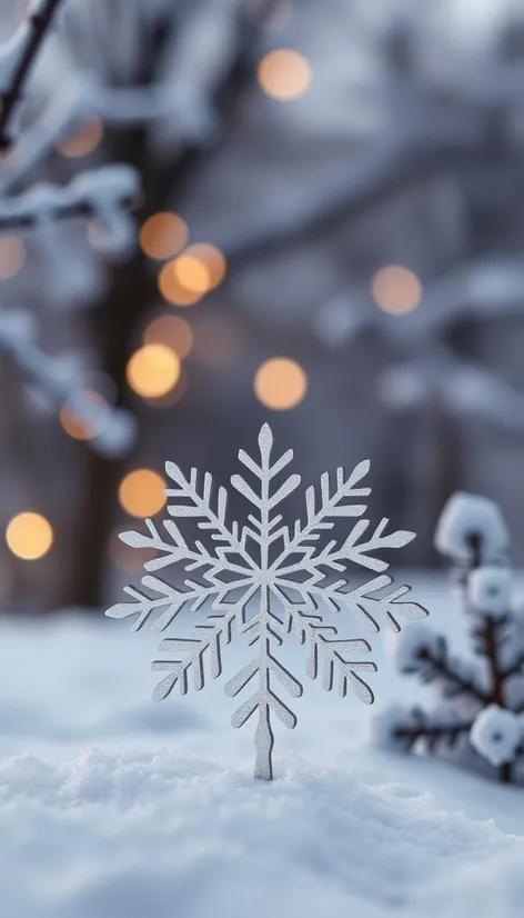 snowflake cutout