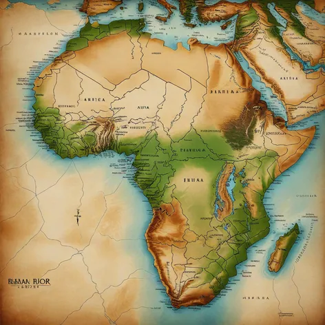 africa river map