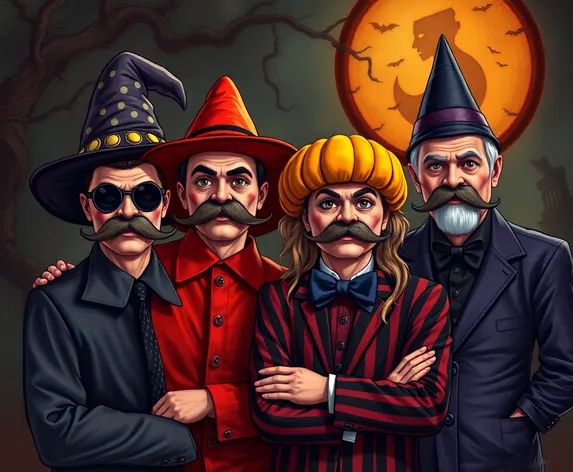 mustache halloween costumes