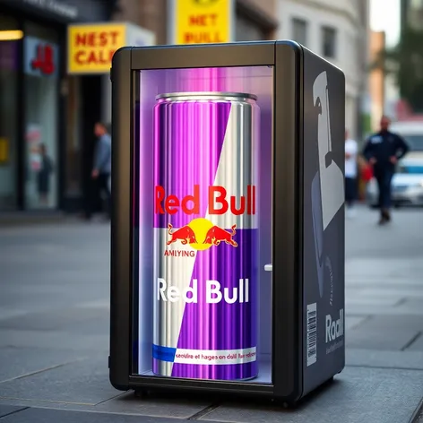 mini fridge red bull