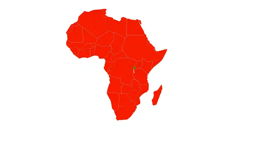 blank africa map