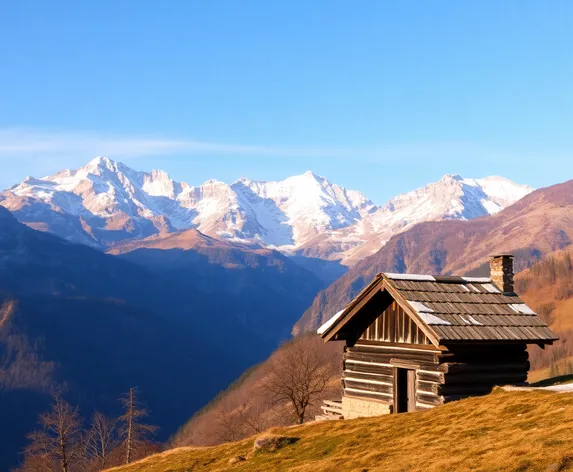 house in a mountain