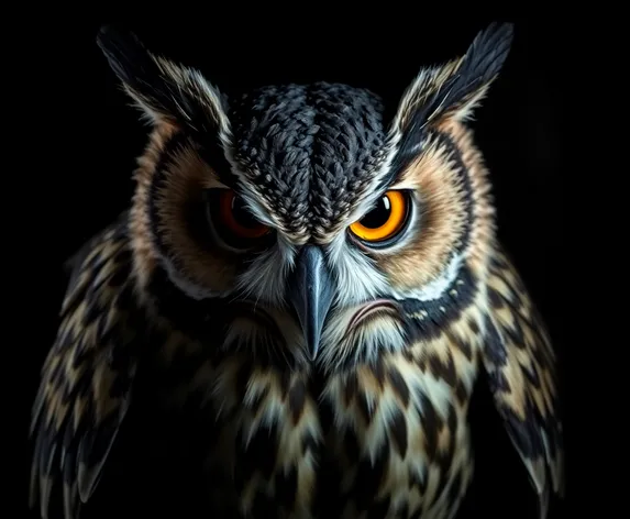 large evil owl