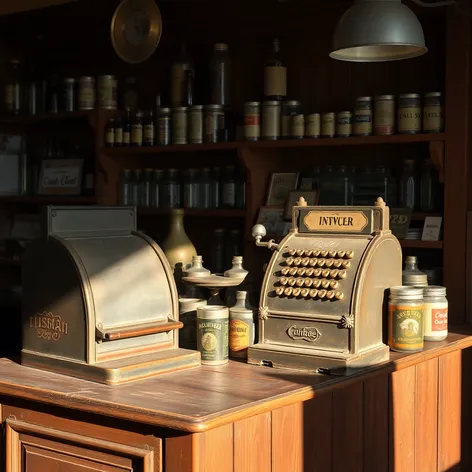 inside corner store counter