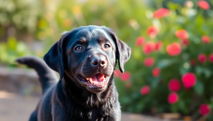 mini lab dog