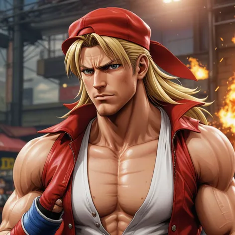 Terry Bogard doing a