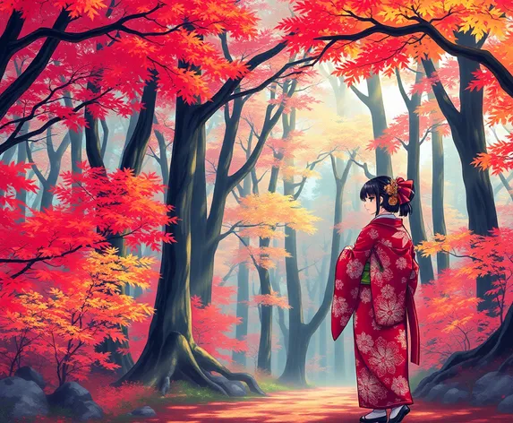 kimono forest