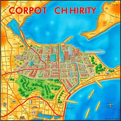 corpus christi map