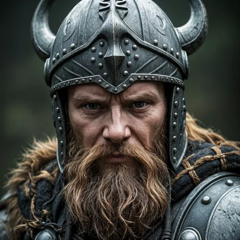 Hyper realistic, Viking character,