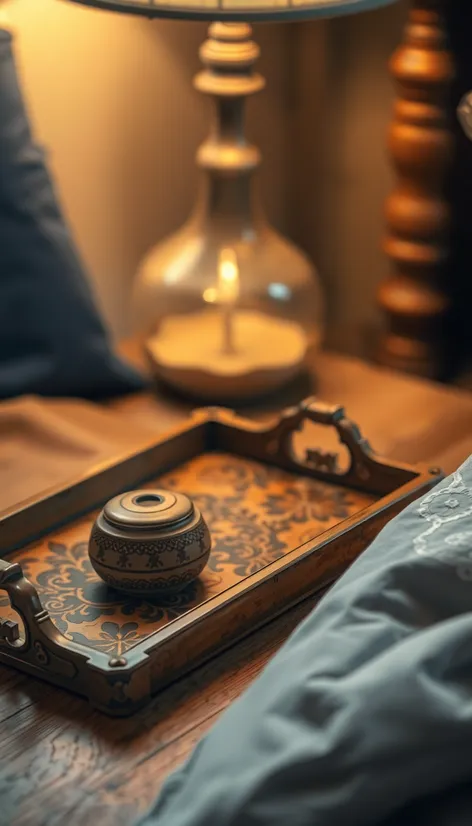 bedside table tray