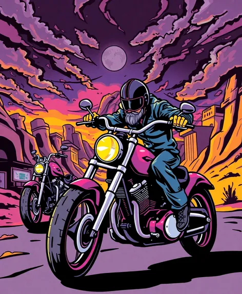 biker cartoonsa