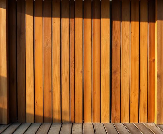 wood privacy screen