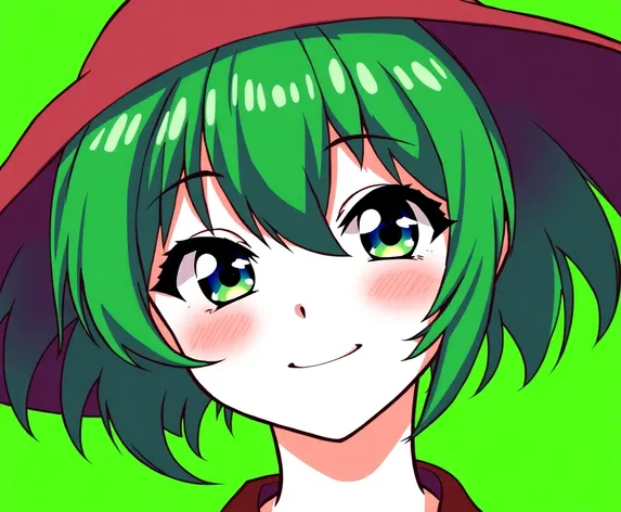 green anime pfp