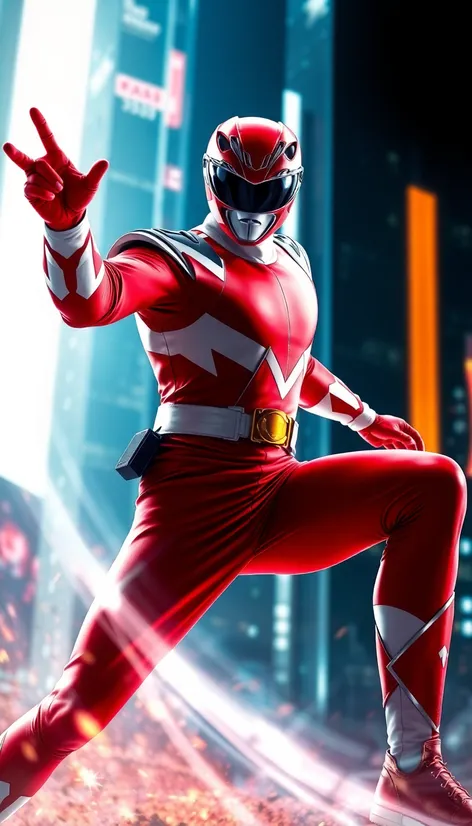 red power ranger images